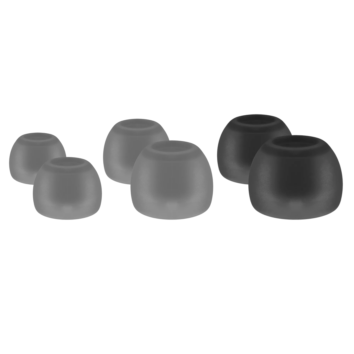 SoundMAGIC Bowl Shape Silicone Eartips 1 Pair - Black