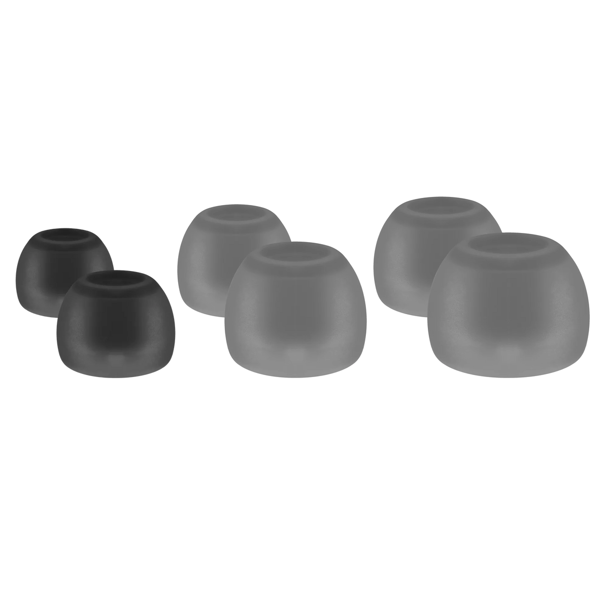 SoundMAGIC Bowl Shape Silicone Eartips 1 Pair - Black