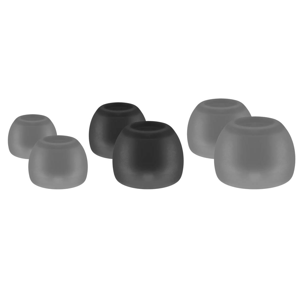 SoundMAGIC Bowl Shape Silicone Eartips 1 Pair - Black