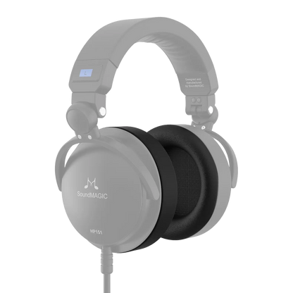 SoundMAGIC HP151 Replacement Earpads 1 Pair - Black