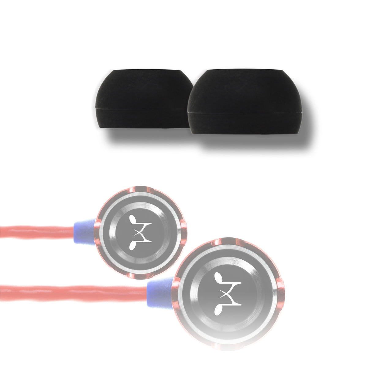 SoundMAGIC Replacement Black Bowl Silicone Eartips – 3 Pairs - SoundMAGICheadphones.com